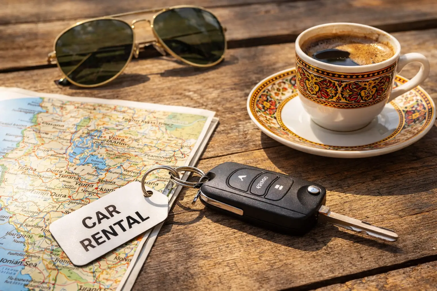 Albanien Küste Mietwagen